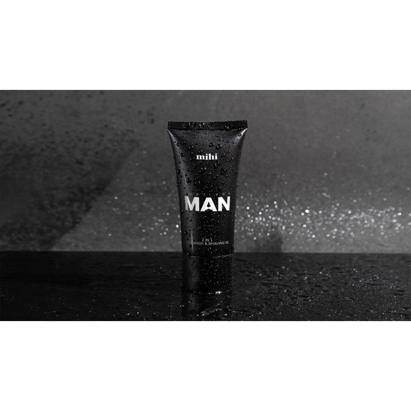 Just for MAN. 2 w 1 Żel do mycia twarzy i golenia